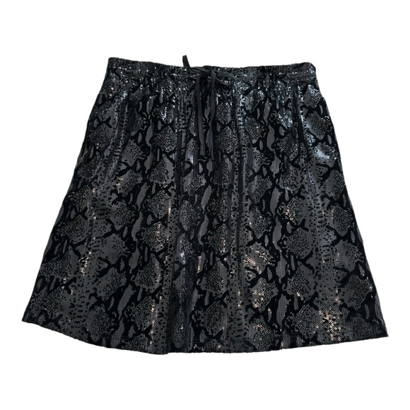Joe Fresh Dresses & Skirts - Joe Fresh Sequins Snakeskin A-Line Mini Skirt - Size Small